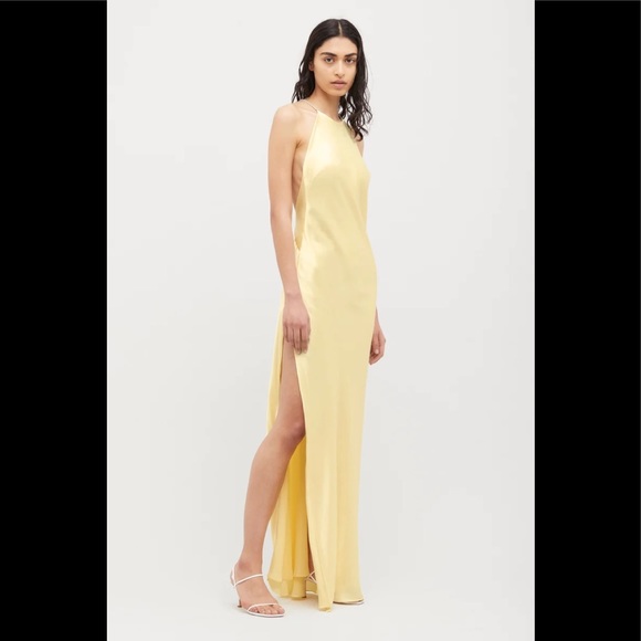 Michael Lo Sordo Hudson Bias Crystalline Maxi Dress - Picture 4 of 5